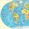 Как распечатать большую карту на листах А4 Контурная карта мира а3
